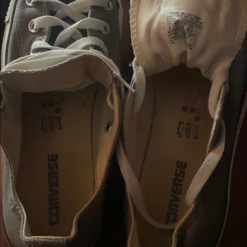 Light Grey Converse - Picture 3 of 3